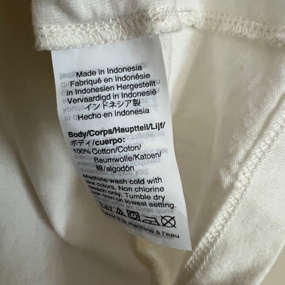Madewell Flutter Sleeve Top in White Size S - Picture 10 of 10